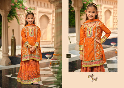 Nanni Munni "Little Queens" Girls Festive Sharara Collection