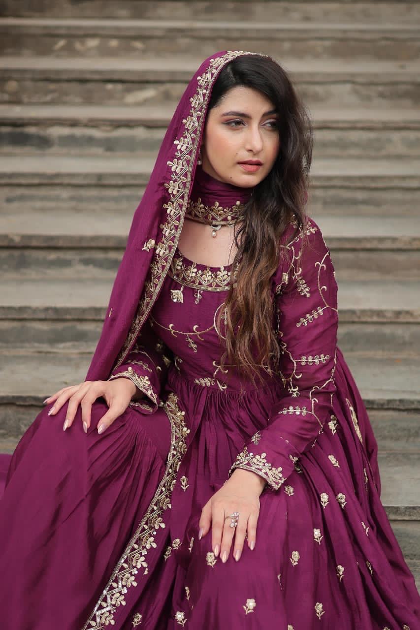 DESIGNER READYMADE TOP-SHARARA-DUPATTA Festival Wear