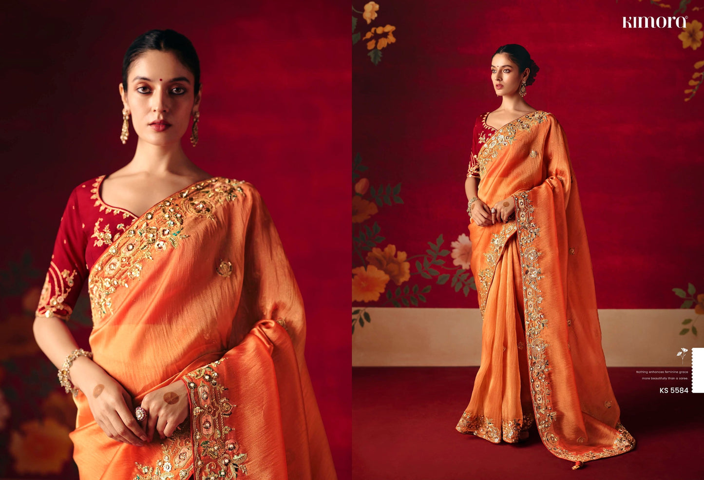Ravishing Ethnic Look Is This Dazzle In Our Party Wear Fancy Saree