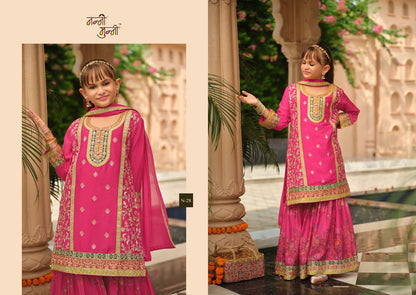 Nanni Munni "Little Queens" Girls Festive Sharara Collection