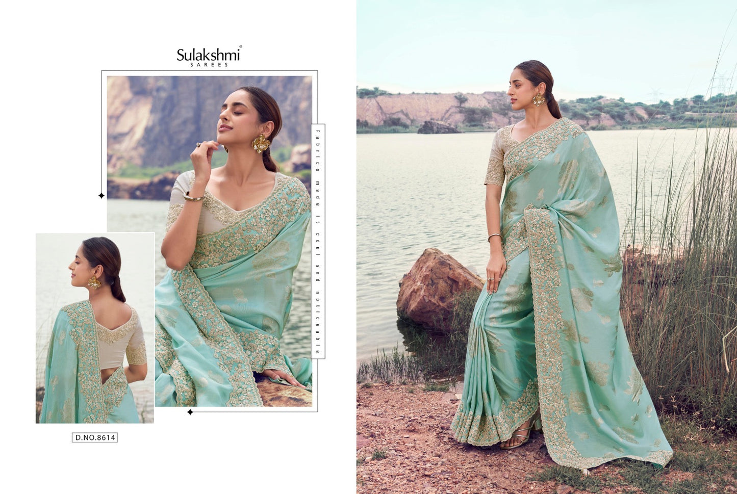 Sulakshmi Tissue Silk Saree with Jacquard Blouse