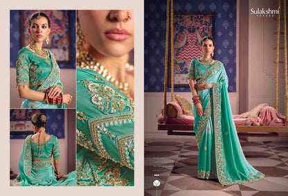 Exquisite Designer Viscose Zari Tissue sarees with luminous sheen