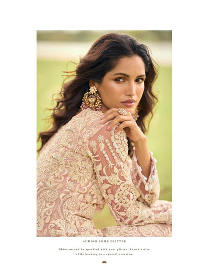 Gorgeous Premium Net Beads Embroidered Festive Plazzo Set