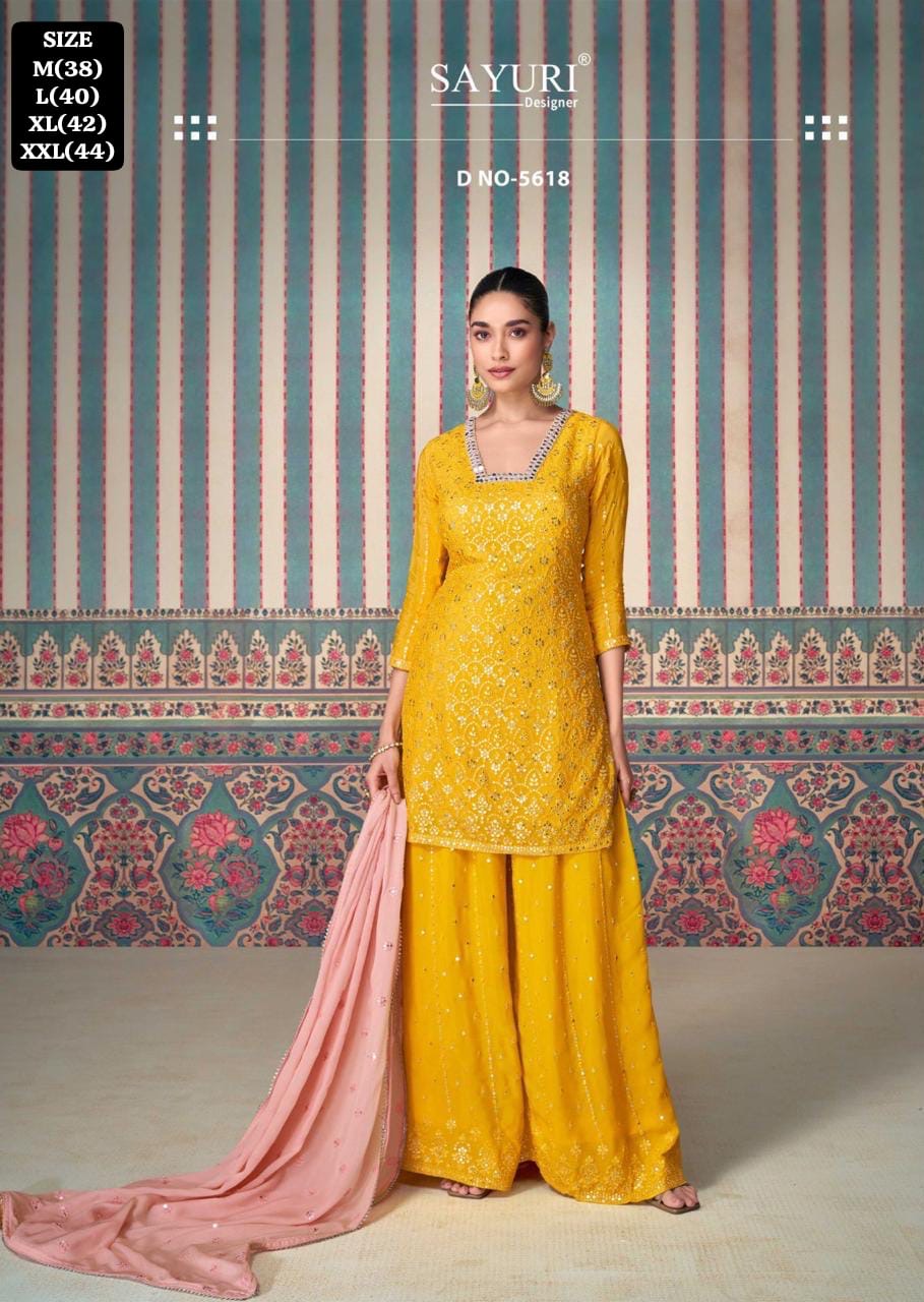 HEAVY EMBROIDERED TOP WITH EMBROIDERED SHARARA AND DUPATTA