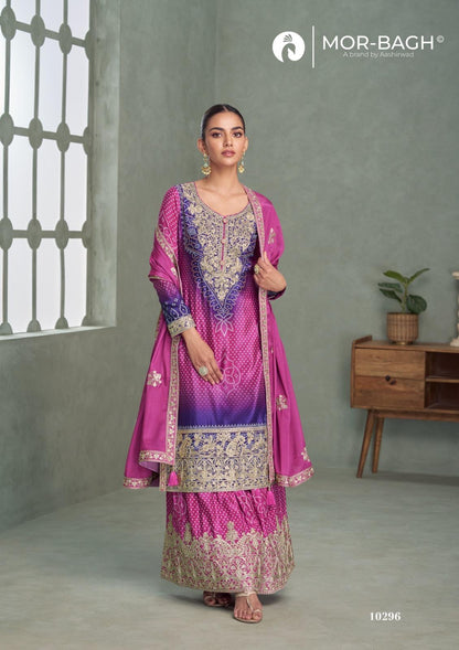 Mor-Bagh Luxury Bandhani Print Festive Suit