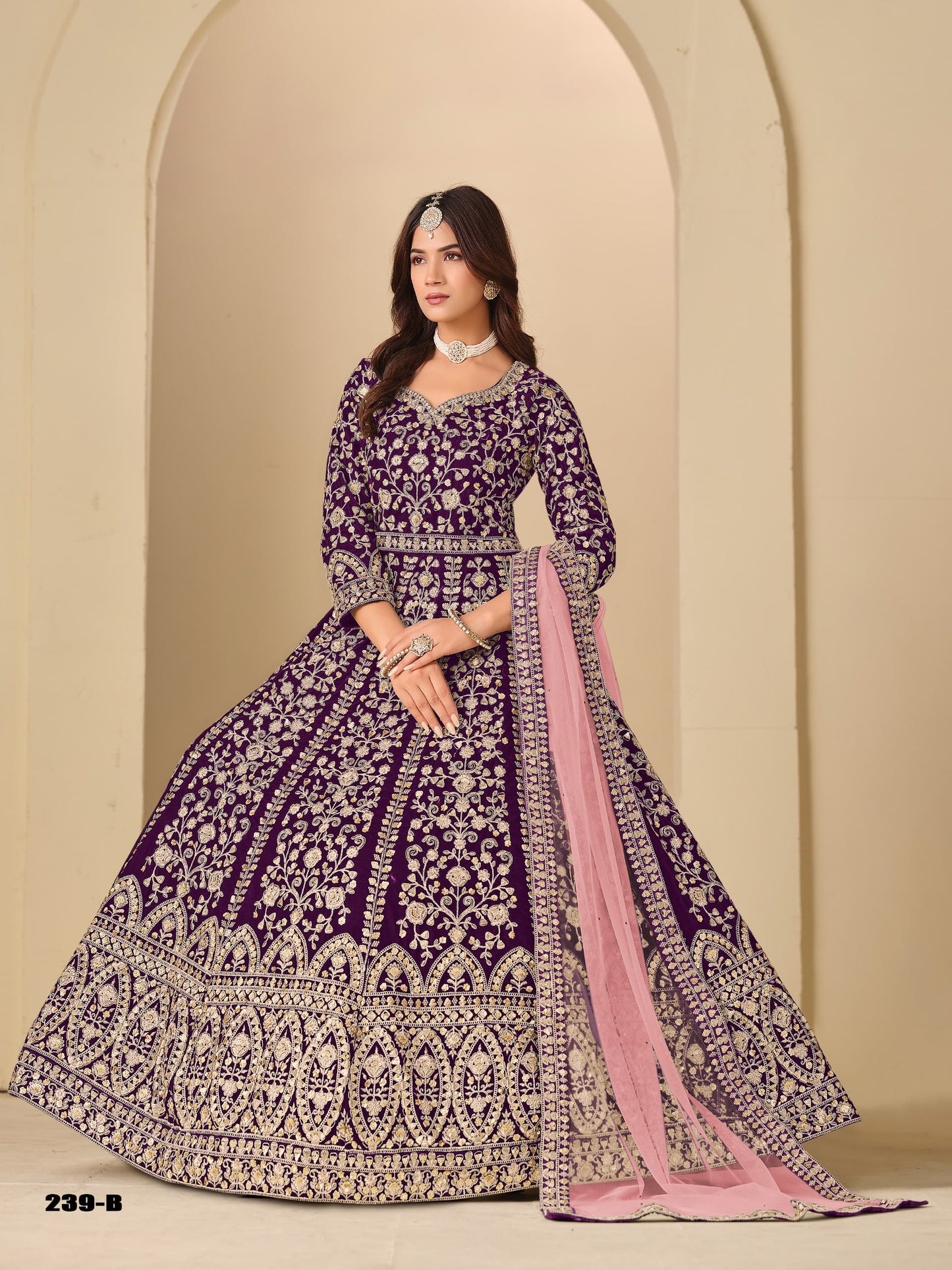 Velvet Heritage Anarkali Suit