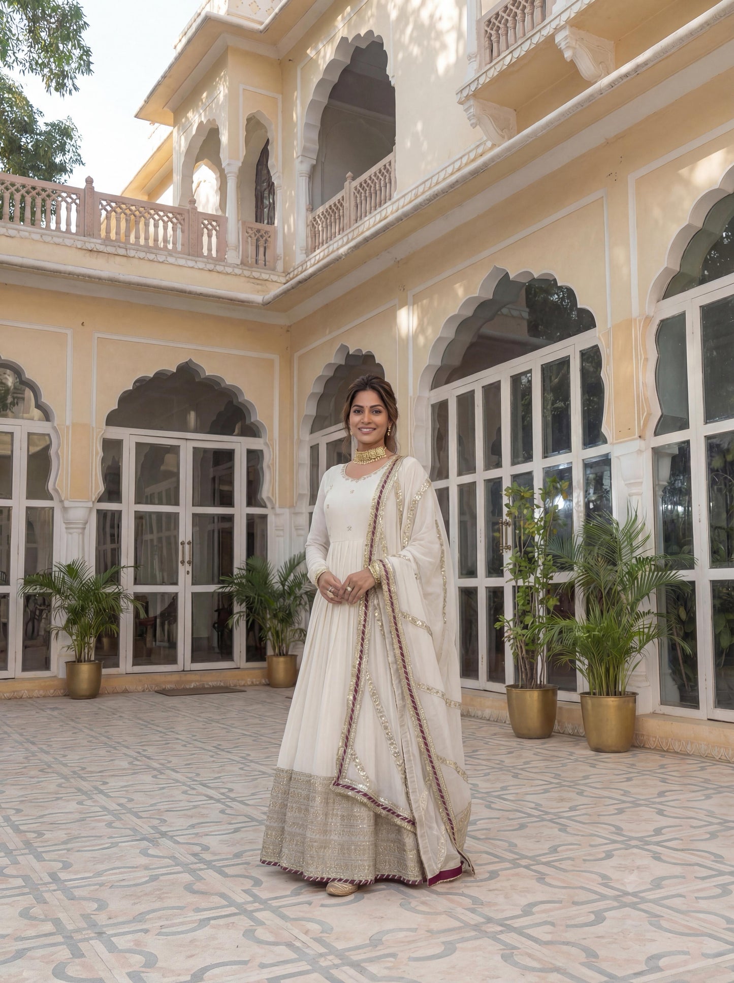 Bright, bold and beautifully ethnic Anarkali Suit