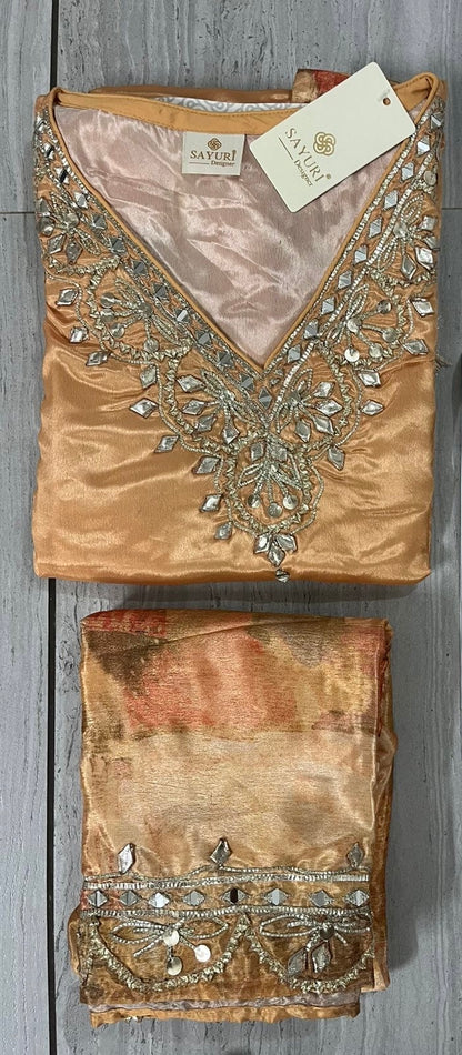 LATEST TRENDY KAFTAN WITH GHARARA