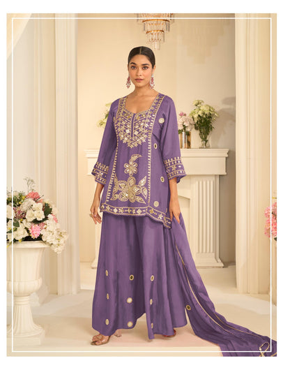 Artisanal Gota Patti & Mirror Work Sharara Set