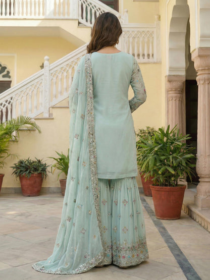 Stunning Sharara set for a festive occasion