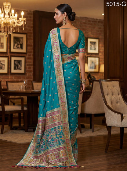 Inspired by traditional artistry made from High Grade Pashmina Silk Saree