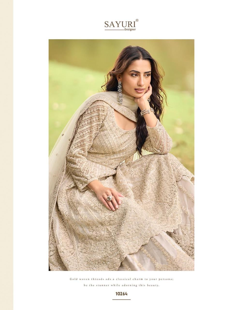 Gorgeous Premium Net Beads Embroidered Festive Plazzo Set