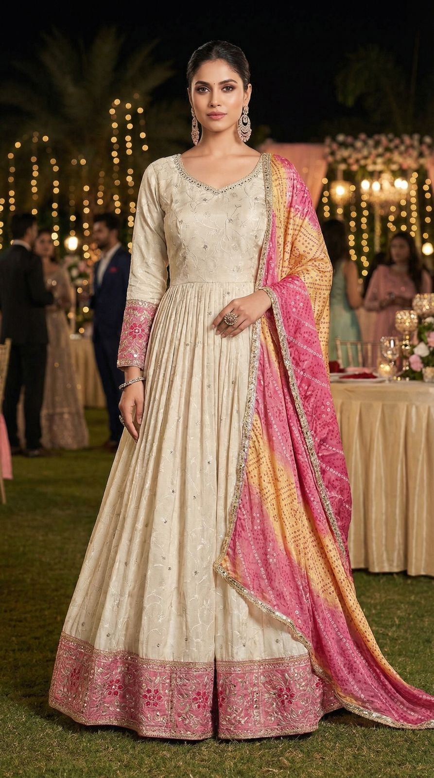 Eternal Ivory Rose Gown