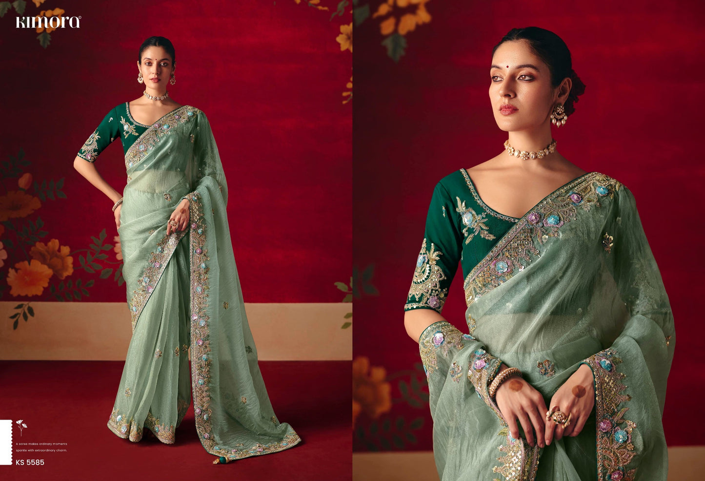 Ravishing Ethnic Look Is This Dazzle In Our Party Wear Fancy Saree