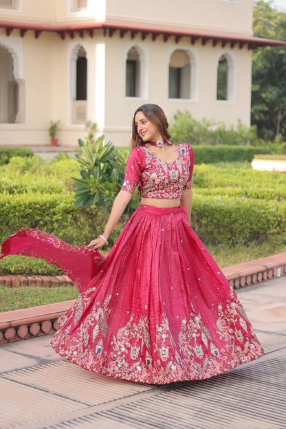 Designer Sequins Embroidered Lehenga choli