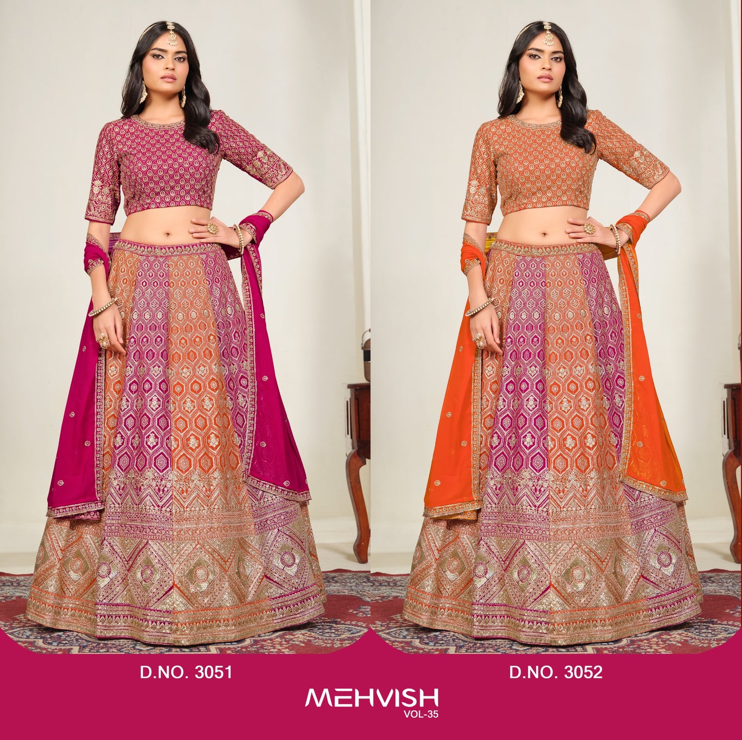 Multi-Color Patola Print Lehenga Choli
