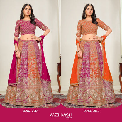 Multi-Color Patola Print Lehenga Choli