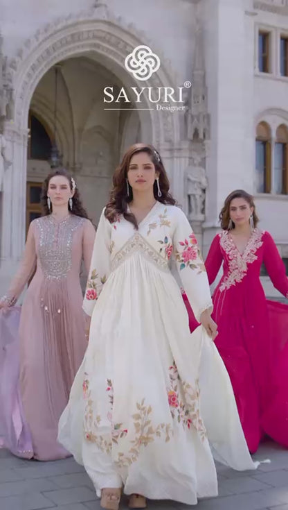 Anarkali in Gothic Grandeur