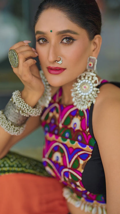 Rainbow Rasiya Navratri Lehenga Choli