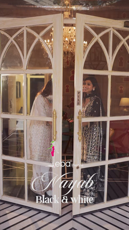 Intricate Zari Embroidered Georgette Suit
